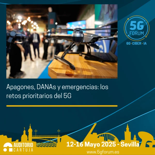 📶 𝐀𝐩𝐚𝐠𝐨𝐧𝐞𝐬, 𝐃𝐀𝐍𝐀𝐬 𝐲 𝐞𝐦𝐞𝐫𝐠𝐞𝐧𝐜𝐢𝐚𝐬: 𝐥𝐨𝐬 𝐫𝐞𝐭𝐨𝐬 𝐩𝐫𝐢𝐨𝐫𝐢𝐭𝐚𝐫𝐢𝐨𝐬 𝐝𝐞𝐥 𝟓𝐆

✅ @telefonica y el 112 de Extremadura detallaron el 5G Slicing, un innovador servicio de emergencias basado en tecnología 5G y Network Slicing que tiene como objetivo conectar y coordinar en todo momento a los equipos de emergencias durante una situación de alerta.

✅ La integración de redes NTNs con redes 5G está revolucionando el panorama de las telecomunicaciones globales al superar limitaciones tradicionales de cobertura, velocidad y accesibilidad.

➡️ ‘𝟓𝐆 𝐅𝐨𝐫𝐮𝐦’: 𝟏𝟐-𝟏𝟔 𝐝𝐞 𝐦𝐚𝐲𝐨 – @ayto_sevilla 

📍 3 jornadas presenciales en el @auditoriocartuja y 2 virtuales.

🌐 Lee la noticia completa en nuestra web 𝟓𝐆𝐟𝐨𝐫𝐮𝐦.𝐜𝐨𝐦: 𝐋𝐈𝐍𝐊 𝐈𝐍 𝐁𝐈𝐎

#5G #6G #IA #redes #telefonía #conectividad #cloud #tecnología #conexiones #innovación #ciberseguridad #5GForum25 #Sevilla