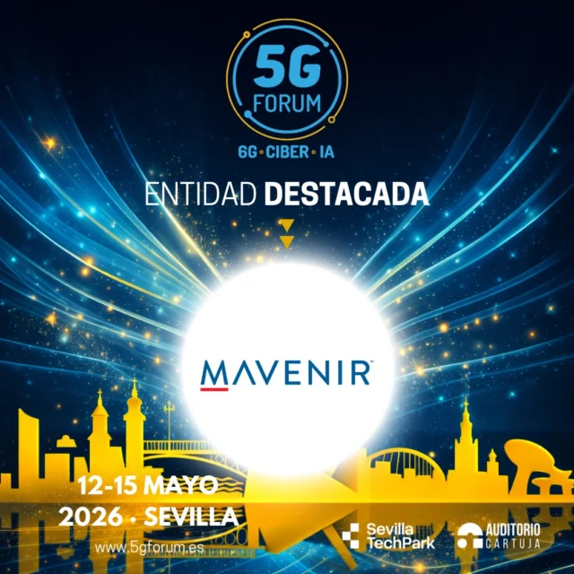 📶 @mavenirsystems será entidad destacada en la IX edición del @5gforum.

✨ Un punto de encuentro imprescindible en el que el 5G se conecta con ámbitos clave como redes, inteligencia artificial, ciberseguridad, IoT y salud digital, generando un espacio único para compartir conocimiento, impulsar la innovación y explorar nuevas oportunidades… “𝘋𝘰𝘯𝘥𝘦 𝘭𝘰𝘴 𝘭í𝘥𝘦𝘳𝘦𝘴 𝘵𝘦𝘤𝘯𝘰𝘭ó𝘨𝘪𝘤𝘰𝘴 𝘴𝘦 𝘥𝘢𝘯 𝘤𝘪𝘵𝘢” 

➡️️ '𝟓𝐆 𝐅𝐨𝐫𝐮𝐦': 𝟏𝟐-𝟏𝟓 𝐦𝐚𝐲𝐨 𝟐𝟎𝟐𝟔

📍 2 jornadas presenciales en el @auditoriocartuja de @sevillatechpark, y 2 virtuales.

#5GForum26 #5G #6G #IA #redes #telefonía #conectividad #cloud #tecnología #conexiones #innovación #ciberseguridad #redesnoterrestres #NTN #Sevilla
