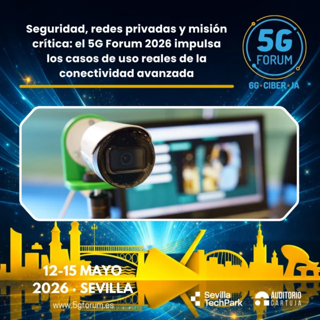 📶 𝗦𝗲𝗴𝘂𝗿𝗶𝗱𝗮𝗱, 𝗿𝗲𝗱𝗲𝘀 𝗽𝗿𝗶𝘃𝗮𝗱𝗮𝘀 𝘆 𝗺𝗶𝘀𝗶ó𝗻 𝗰𝗿í𝘁𝗶𝗰𝗮: 𝗲𝗹 @5gforum 𝟮𝟬𝟮𝟲 𝗶𝗺𝗽𝘂𝗹𝘀𝗮 𝗹𝗼𝘀 𝗰𝗮𝘀𝗼𝘀 𝗱𝗲 𝘂𝘀𝗼 𝗿𝗲𝗮𝗹𝗲𝘀 𝗱𝗲 𝗹𝗮 𝗰𝗼𝗻𝗲𝗰𝘁𝗶𝘃𝗶𝗱𝗮𝗱 𝗮𝘃𝗮𝗻𝘇𝗮𝗱𝗮

🎙️ Las principales operadoras con presencia en España, empresas tecnológicas, organismos públicos y centros de investigación se dan cita para abordar el papel del #5G en entornos críticos, desde la #ciberseguridad y las #redesprivadas hasta su aplicación real en industria, movilidad y servicios públicos.

🌏 Seguridad, redes privadas 5G, misión crítica y casos de uso reales centran una de las áreas clave del foro, donde expertos del sector analizarán cómo la conectividad avanzada se convierte en infraestructura esencial para la economía digital y la sociedad.

➡️️ '𝟓𝐆 𝐅𝐨𝐫𝐮𝐦': 𝟏𝟐-𝟏𝟓 𝐦𝐚𝐲𝐨 𝟐𝟎𝟐𝟔

📍 2 jornadas presenciales en el @auditoriocartuja de @sevillatechpark, y 2 virtuales.

🌐 @vodafone_es @telefonica @orange_es @digimobil_es Iplus|F @huaweispain @italtel_hq @netmetrix_spain @hpe Gsertel @dihbuindustry40 @itcl_centro_tecnologico @teltronic.official @secmotic_official EthonShield @apave_officiel @dekra @infouma @somosupm @andaluciajunta @junta_ex 
 
🌐 Lee la noticia completa en nuestra web 𝐧𝐞𝐰𝐬𝐩𝐚𝐜𝐞𝐚𝐧𝐝𝐬𝐨𝐥𝐮𝐭𝐢𝐨𝐧𝐬.𝐜𝐨𝐦 👉 𝐋𝐈𝐍𝐊 𝐈𝐍 𝐁𝐈𝐎

#5GForum26 #5G #6G #IA #redes #telefonía #conectividad #cloud #tecnología #conexiones #innovación #ciberseguridad #redesnoterrestres #NTN #Sevilla