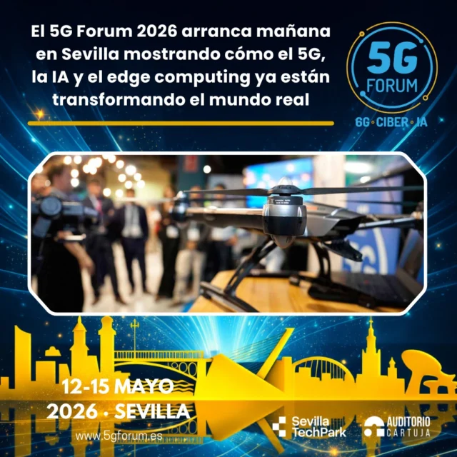 📶 𝗘𝗹 @5gforum 𝟮𝟬𝟮𝟲 𝗮𝗿𝗿𝗮𝗻𝗰𝗮 𝗺𝗮ñ𝗮𝗻𝗮 𝗲𝗻 𝗦𝗲𝘃𝗶𝗹𝗹𝗮 𝗺𝗼𝘀𝘁𝗿𝗮𝗻𝗱𝗼 𝗰ó𝗺𝗼 𝗲𝗹 𝟱𝗚, 𝗹𝗮 𝗜𝗔 𝘆 𝗲𝗹 𝗲𝗱𝗴𝗲 𝗰𝗼𝗺𝗽𝘂𝘁𝗶𝗻𝗴 𝘆𝗮 𝗲𝘀𝘁á𝗻 𝘁𝗿𝗮𝗻𝘀𝗳𝗼𝗿𝗺𝗮𝗻𝗱𝗼 𝗲𝗹 𝗺𝘂𝗻𝗱𝗼 𝗿𝗲𝗮𝗹

🎙️ La destacada zona expositiva del evento reunirá a más de 20 entidades donde los asistentes podrán descubrir demostraciones tecnológicas en vivo y aplicaciones reales del #5G, la #inteligenciaartificial y el #edgecomputing, como el servicio “Forest Smart Guardian” de MasOrange, las experiencias inmersivas con gafas VR de @nokia o las tecnologías Beyond 5G (B5G) en entornos agrícolas impulsadas por la @infouma, entre otras innovaciones.

🌏 Las principales operadoras con presencia en España –@orange_es, @telefonica, @vodafone_es y @digimobil_es– protagonizan una edición marcada por la #ciberseguridad, la inteligencia artificial, las redes privadas 5G y los casos de uso reales en sectores estratégicos.

➡️️ '𝟓𝐆 𝐅𝐨𝐫𝐮𝐦': 𝟏𝟐-𝟏𝟓 𝐦𝐚𝐲𝐨 𝟐𝟎𝟐𝟔

📍 2 jornadas presenciales en el @auditoriocartuja de @sevillatechpark, y 2 virtuales.
 
🌐 Lee la noticia completa en nuestra web 𝐧𝐞𝐰𝐬𝐩𝐚𝐜𝐞𝐚𝐧𝐝𝐬𝐨𝐥𝐮𝐭𝐢𝐨𝐧𝐬.𝐜𝐨𝐦 👉 𝐋𝐈𝐍𝐊 𝐈𝐍 𝐁𝐈𝐎

#5GForum26 #5G #6G #IA #redes #telefonía #conectividad #cloud #tecnología #conexiones #innovación #ciberseguridad #redesnoterrestres #NTN #Sevilla