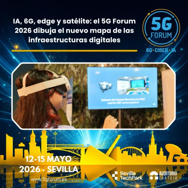 📶 𝗜𝗔, 𝟲𝗚, 𝗲𝗱𝗴𝗲 𝘆 𝘀𝗮𝘁é𝗹𝗶𝘁𝗲: 𝗲𝗹 @5gforum 𝟮𝟬𝟮𝟲 𝗱𝗶𝗯𝘂𝗷𝗮 𝗲𝗹 𝗻𝘂𝗲𝘃𝗼 𝗺𝗮𝗽𝗮 𝗱𝗲 𝗹𝗮𝘀 𝗶𝗻𝗳𝗿𝗮𝗲𝘀𝘁𝗿𝘂𝗰𝘁𝘂𝗿𝗮𝘀 𝗱𝗶𝗴𝗶𝘁𝗮𝗹𝗲𝘀

🎙️ La novena edición reunirá a líderes tecnológicos, operadoras y empresas clave para analizar el papel de la #InteligenciaArtificial, el #6G, el #edgecomputing y las infraestructuras digitales en la construcción del nuevo ecosistema de conectividad.

🌏 Desde centros de datos y redes autónomas hasta conectividad satelital e infraestructuras críticas, el foro abordará cómo la integración de IA y 6G está redefiniendo el futuro de las telecomunicaciones y los servicios digitales. 

➡️️ '𝟓𝐆 𝐅𝐨𝐫𝐮𝐦': 𝟏𝟐-𝟏𝟓 𝐦𝐚𝐲𝐨 𝟐𝟎𝟐𝟔

📍 2 jornadas presenciales en el @auditoriocartuja de @sevillatechpark, y 2 virtuales.

🌐 @manageengine @apistraining @orange_es @nokia @ximenezgroup @iteamupv @instaupv @sp_global @vicomtech_ @minsait by @indracompany @mavenirsystems @hispasat_satelites @ebu_hq @asocdigitales @viavifiber @wavecontrol_rf @rohdeandschwarz @offshoretech 
 
🌐 Lee la noticia completa en nuestra web 𝐧𝐞𝐰𝐬𝐩𝐚𝐜𝐞𝐚𝐧𝐝𝐬𝐨𝐥𝐮𝐭𝐢𝐨𝐧𝐬.𝐜𝐨𝐦 👉 𝐋𝐈𝐍𝐊 𝐈𝐍 𝐁𝐈𝐎

#5GForum26 #5G #6G #IA #redes #telefonía #conectividad #cloud #tecnología #conexiones #innovación #ciberseguridad #redesnoterrestres #NTN #Sevilla
