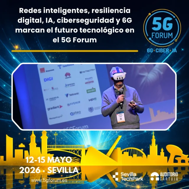 📶 𝗥𝗲𝗱𝗲𝘀 𝗶𝗻𝘁𝗲𝗹𝗶𝗴𝗲𝗻𝘁𝗲𝘀, 𝗿𝗲𝘀𝗶𝗹𝗶𝗲𝗻𝗰𝗶𝗮 𝗱𝗶𝗴𝗶𝘁𝗮𝗹, 𝗜𝗔, 𝗰𝗶𝗯𝗲𝗿𝘀𝗲𝗴𝘂𝗿𝗶𝗱𝗮𝗱 𝘆 𝟲𝗚 𝗺𝗮𝗿𝗰𝗮𝗻 𝗲𝗹 𝗳𝘂𝘁𝘂𝗿𝗼 𝘁𝗲𝗰𝗻𝗼𝗹ó𝗴𝗶𝗰𝗼 𝗲𝗻 𝗲𝗹 @5gforum

🎙️ Expertos, operadoras, universidades y empresas tecnológicas analizaron los grandes desafíos del ecosistema digital: desde la resiliencia de las infraestructuras y la ciberdelincuencia hasta la evolución hacia redes inteligentes, edge computing y futuras tecnologías 6G.

🌏 La jornada puso el foco en el impacto real del 5G en sectores estratégicos como industria, salud, movilidad conectada, agricultura, smart cities y servicios críticos, consolidando al 5G Forum como el principal espacio de referencia sobre aplicaciones avanzadas de conectividad en España.

📡Durante la jornada destacó la participación de entidades líderes y referentes como el Ministerio Fiscal @orange_es @vodafone_es @juntadecastillayleon @infouma @ximenezgroup @huaweispain - @huawei @netmetrix_spain @viavifiber @wavecontrol_rf @teltronic.official @gradiantct @hpe @manageengine @nokia Templus @itcl_centro_tecnologico @renaultgroup iPlus|F @asocdigitales Axión Cellnex Totem VantageTowers Circet @sp_global @unileon_es @iteamupv

➡️️ '𝟓𝐆 𝐅𝐨𝐫𝐮𝐦': 𝟏𝟐-𝟏𝟓 𝐦𝐚𝐲𝐨 𝟐𝟎𝟐𝟔

📍 2 jornadas presenciales en el @auditoriocartuja de @sevillatechpark, y 2 virtuales.
 
🌐 Lee la noticia completa en nuestra web 𝐧𝐞𝐰𝐬𝐩𝐚𝐜𝐞𝐚𝐧𝐝𝐬𝐨𝐥𝐮𝐭𝐢𝐨𝐧𝐬.𝐜𝐨𝐦 👉 𝐋𝐈𝐍𝐊 𝐈𝐍 𝐁𝐈𝐎

#5GForum26 #5G #6G #IA #redes #telefonía #conectividad #cloud #tecnología #conexiones #innovación #ciberseguridad #redesnoterrestres #NTN #Sevilla