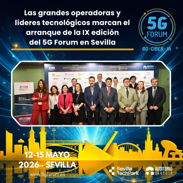 📶 𝗟𝗮𝘀 𝗴𝗿𝗮𝗻𝗱𝗲𝘀 𝗼𝗽𝗲𝗿𝗮𝗱𝗼𝗿𝗮𝘀 𝘆 𝗹í𝗱𝗲𝗿𝗲𝘀 𝘁𝗲𝗰𝗻𝗼𝗹ó𝗴𝗶𝗰𝗼𝘀 𝗺𝗮𝗿𝗰𝗮𝗻 𝗲𝗹 𝗮𝗿𝗿𝗮𝗻𝗾𝘂𝗲 𝗱𝗲 𝗹𝗮 𝗜𝗫 𝗲𝗱𝗶𝗰𝗶ó𝗻 𝗱𝗲𝗹 @5gforum 𝗲𝗻 𝗦𝗲𝘃𝗶𝗹𝗹𝗮

🎙️ @orange_es, @telefonica y @vodafone_es protagonizaron una jornada inaugural centrada en la ciberseguridad, las infraestructuras críticas, la inteligencia artificial y el futuro de la conectividad avanzada.

🌏 La jornada reunió también a destacados representantes del ecosistema tecnológico y de infraestructuras digitales como Cirtet, Axión, Boldyn, @huawei - @huaweispain y @netmetrix_spain. Además, la conectividad satelital y las arquitecturas híbridas centraron otra parte destacada del foro con la participación de @indracompany, @hispasat_satelites, @asteoredneutra, Keysight, @mavenirsystems y Andrew. 

➡️️ '𝟓𝐆 𝐅𝐨𝐫𝐮𝐦': 𝟏𝟐-𝟏𝟓 𝐦𝐚𝐲𝐨 𝟐𝟎𝟐𝟔

📍 2 jornadas presenciales en el @auditoriocartuja de @sevillatechpark, y 2 virtuales.
 
🌐 Lee la noticia completa en nuestra web 𝐧𝐞𝐰𝐬𝐩𝐚𝐜𝐞𝐚𝐧𝐝𝐬𝐨𝐥𝐮𝐭𝐢𝐨𝐧𝐬.𝐜𝐨𝐦 👉 𝐋𝐈𝐍𝐊 𝐈𝐍 𝐁𝐈𝐎

#5GForum26 #5G #6G #IA #redes #telefonía #conectividad #cloud #tecnología #conexiones #innovación #ciberseguridad #redesnoterrestres #NTN #Sevilla